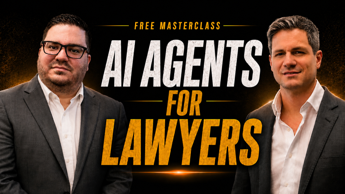 Free masterclass: AI Agents for Lawyers, hosted by Julio Oyhanarte and Gianfranco De Girolamo